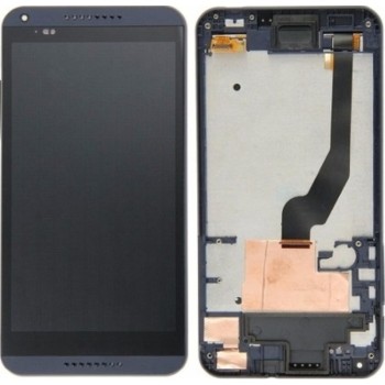 Htc Desire 816 Uyumlu Lcd+Dokunmatik+Çıtalı siyah ekran	