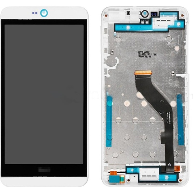 Htc Desire 826 Lcd Ekran Dokunmatik Çıtalı BEYAZ EKRAN	