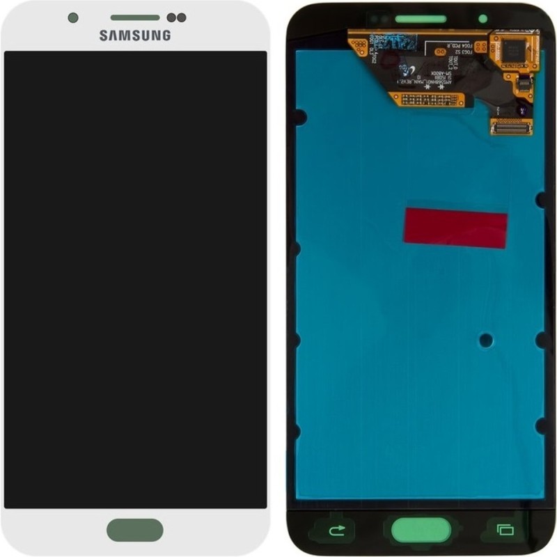 Samsung A8 2015 A800 Uyumlu LCD Dokunmatik Beyaz