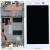  Sony XPERİA C3 / D2533 için çerçeveli LCD ekran + dokunmatik panel LCD BEYAZ 