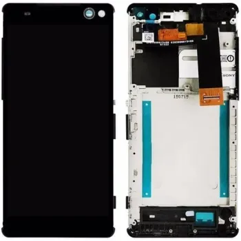 Sony Xperia C5 Ultra Uyumlu Org Lcd+Dokunmatik+Çıtalı	SİYAH 