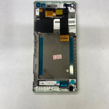 Sony Xperia C5 Ultra Uyumlu Org Lcd+Dokunmatik+Çıtalı YEŞİL ÇITALI 