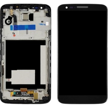 Lg G2 D800 LCD UZUN FİLM  Ekran Dokunmatik SİYAH Çıtalı