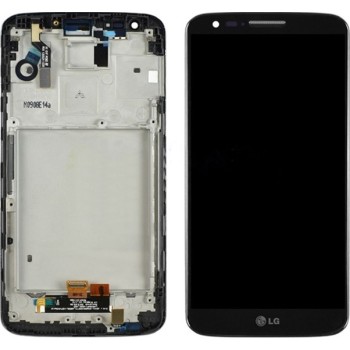Lg G2 D802 LCD KISA  FİLM Ekran Dokunmatik SİYAH Çıtalı	