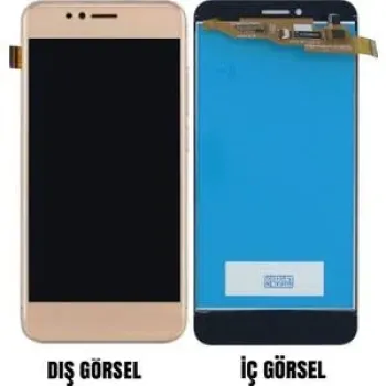 Vestel Uyumlu Venüs E3 Lcd Ekran Dokunmatik Gold ÇITASIZ