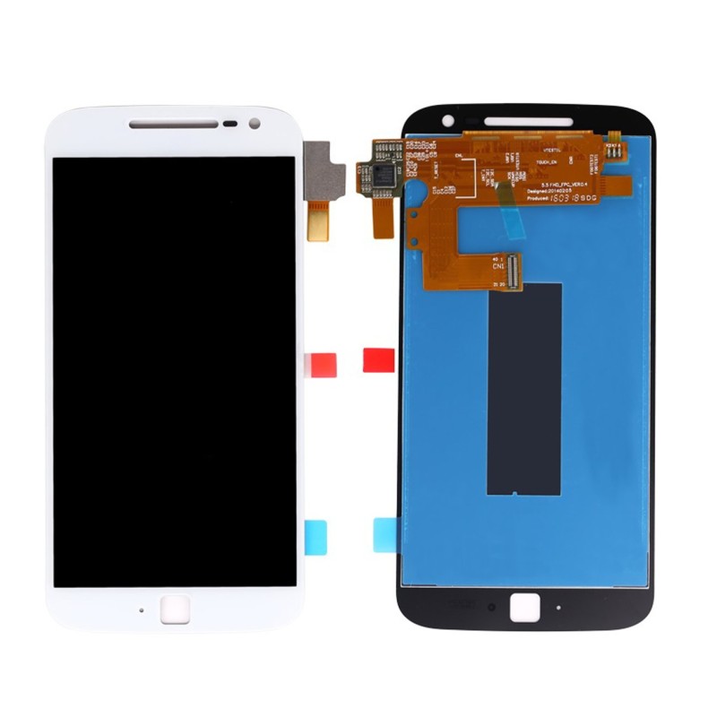 Motorola Moto G4 Plus Lcd Ekran Dokunmatik BEYAZ ÇITASIZ 