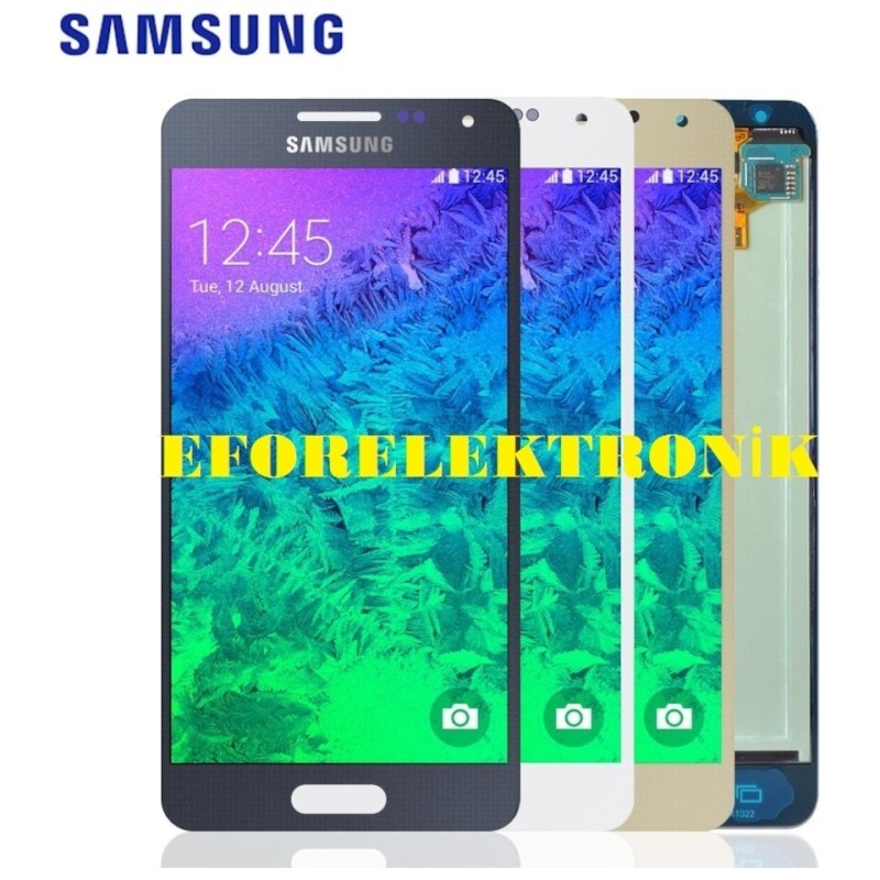 Samsung Galaxy Alpha G850F LCD Ekran Dokunmatik GOLD LCD