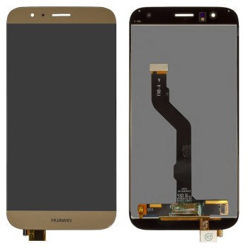Huawei G8 Lcd Ekran Dokunmatik Gold Çıtasız 
