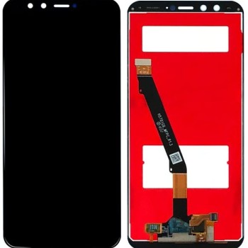 Huaweı P Smart 2018 ile Uyumlu Lcd Ekran Dokunmatik Siyah Çıtasız 