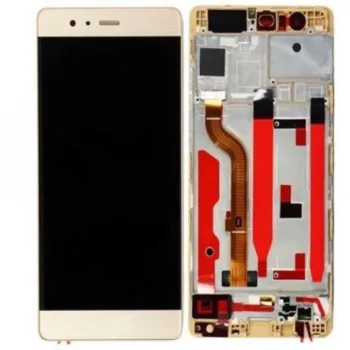 Huawei P9 (EVA-L09) Lcd Ekran Dokunmatik Çıtalı Full GOLD
