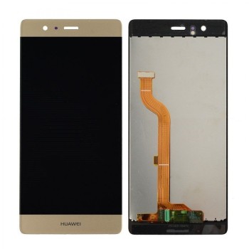 Huawei P9 (EVA-L09) Lcd Ekran Dokunmatik ÇITASIZ GOLD	