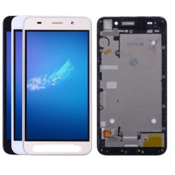 Huawei Y6 Dokunmatik BEYAZ Çıtalı Lcd Ekran	