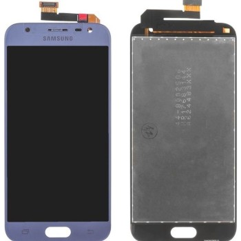 Samsung J3 Pro J330 Uyumlu LCD Dokunmatik Ekran Sılver(Mavi)
