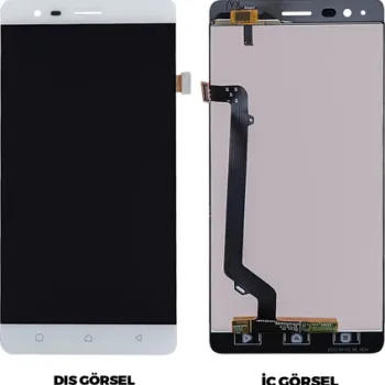 Lenovo K5 Note (A7020) Lcd Ekran Dokunmatik BEYAZ ÇITASIZ 