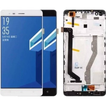 Lenovo K5 Note (A7020) Lcd Ekran Dokunmatik  SİYAH Çıtalı