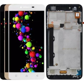 Lenovo K5 Plus A6020A46 Lcd Ekran Dokunmatik SİYAH Çıtalı