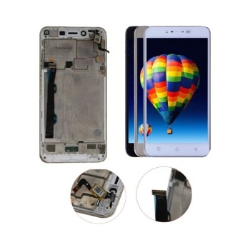 Lenovo K5 Plus A6020A46 Lcd Ekran Dokunmatik Beyaz Çıtalı
