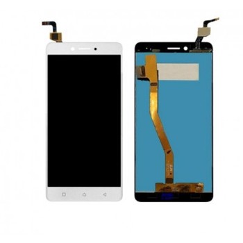 Lenovo K6 Note Lcd Ekran Dokunmatik BEYAZ ÇITASIZ 