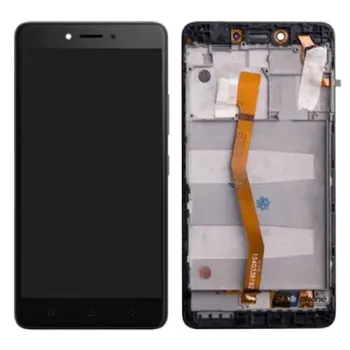 Lenovo K6 Note Lcd Ekran Dokunmatik SİYAH ÇITALI 	