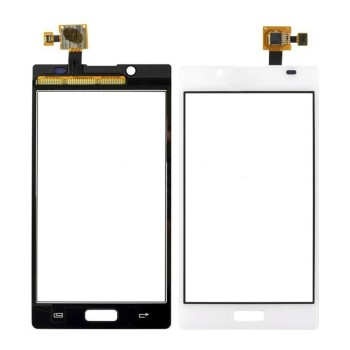 LG Optimus L7 P700 Uyumlu Dokunmatik Lens + Filmli (Beyaz) 