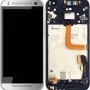 HTC Uyumlu One Mini 2 M8 Mini Lcd Ekran Dokunmatik BEYAZ Çıtalı