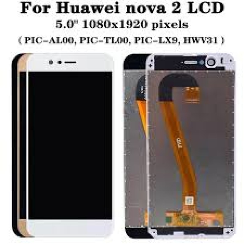 Huaweı Nova 2 Çıtasız Lcd Ekran Beyaz Renk 