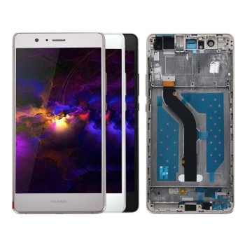 Huawei P9 Lite ile Uyumlu Lcd Ekran Dokunmatik Çıtalı BEYAZ  Çıtalı	