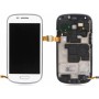 Samsung Galaxy S3 Mini I8190 Uyumlu LCD Ekran DokunmatiK BEYAZ 