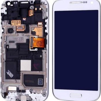 Samsung Galaxy S4 Mini I9190 Lcd Ekran Dokunmatik BEYAZ Çıtalı Komple ÇIKMA ORJİNAL	