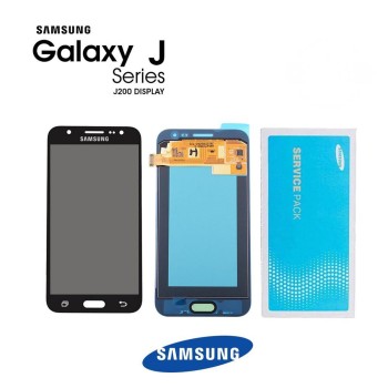 Samsung Galaxy J2 J200 Lcd Ekran Dokunmatik Siyah Servis orjinal 	