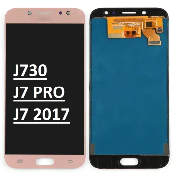 Samsung Galaxy J7 Pro J730 J730F Lcd Ekran Dokunmatik Pembe Servis Lcd 