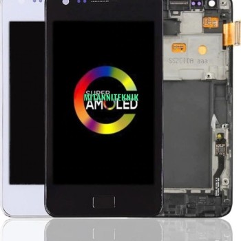 Samsung Galaxy S2 İ9100 Lcd Ekran Dokunmatik SİYAH 