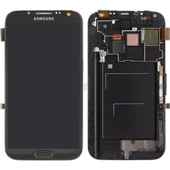 Samsung Galaxy Note 2 N7100 Lcd Ekran Dokunmatik Siyah LCD	