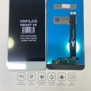 Vodafone Smart V8 Vfd710 Lcd Ekran Dokunmatik BEYAZ ÇITASIZ