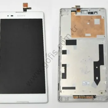 Sony Xperia T2 Ultra D5303 D5306 Lcd Dokunmatik Ekran Dokunmatik	BEYAZ 