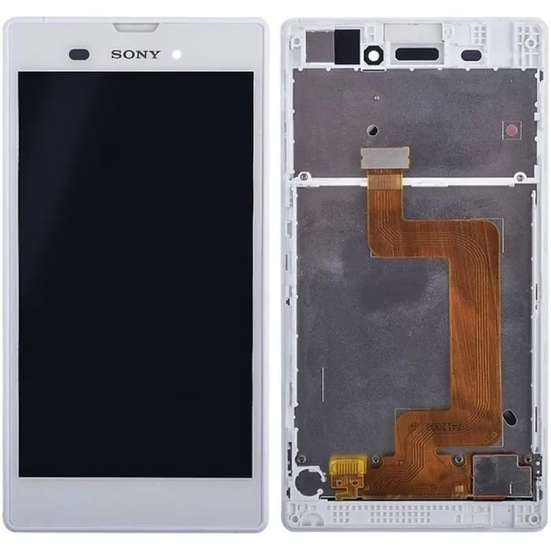 Sony Xperia T3 Lcd Ekran BEYAZ Dokunmatik Ekran Çıtalı