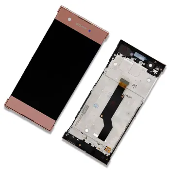 Sony Xperia Xa1 LCD Ekran Dokunmatik PİNK Çıtalı	