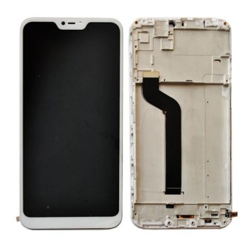 Xiaomi Mi A2 Lite Çıtalı Lcd Dokunmatik Ekran Redmi 6 Pro m1805d1sg Beyaz Çıtalı 