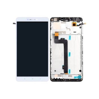 Xiaomi Mi Max 2 LCD Ekran Dokunmatik Panel Beyaz Çıtalı	