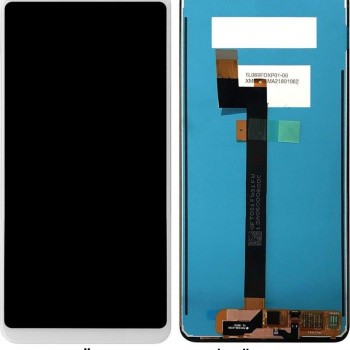  Xiaomi Mi Max 3 Uyumlu Lcd+Dokunmatik Beyaz Çıtasız 