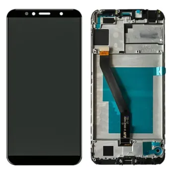 Huawei Y6 2018 Uyumlu Lcd Ekran Dokunmatik SİYAH  ÇITALI	