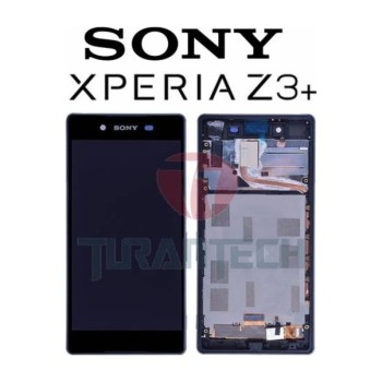 Sony Xpreia Z3 Plus Z3+ E6553 Lcd Ekran Dokunmatik Çıtalı TEK SİMLİ SİYAH 