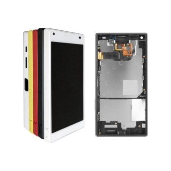 Sony Xperia Z5 Compact Mini E5803 Lcd Ekran Dokunmatik Çıtalı BEYAZ 
