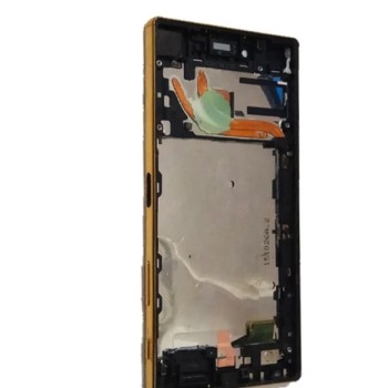 Sony Z5 Premium GOLD TEK HAT Lcd Ekran Dokunmatik Çerçeveli Panel LCD
