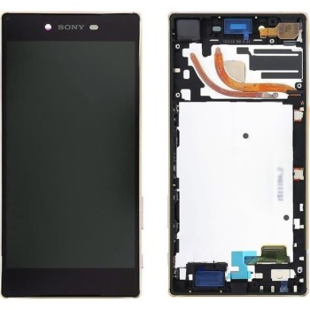 Sony Z5 Premium SİYAH TEK HAT Lcd Ekran Dokunmatik Çerçeveli Panel LCD