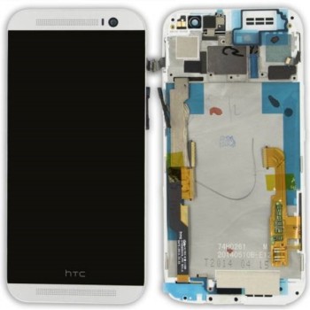 Htc One M8 Lcd Ekran Dokunmatik Gri Çıtalı lcd