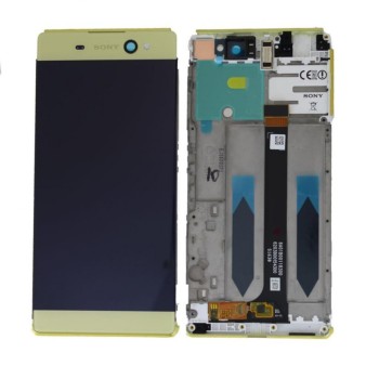 Sony Xperia Xa Ultra Lcd Ekran Dokunmatik Yeşil Çıtalı
