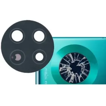 Huawei Mate 30 Arka Kamera Camı (Çıtasız Sadece Cam)