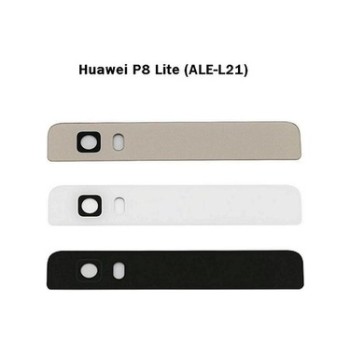 Huawei Uyumlu P8 Lite Ale L21 Kamera Camı Lens Siyah Renk