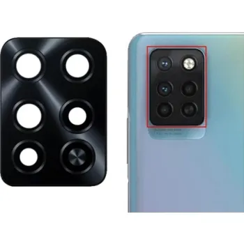 Infinix Note 10 Pro Ile Uyumlu Kamera Camı X695